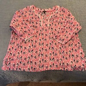 Talbots 3/4 sleeve blouse